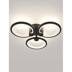 Светильник потолочный светодиодный ЭРА Модерн Odry CLL-1-46-RC BK с ДУ 46W 3000-6500К черный | Светильники SPB-6 с ДУ