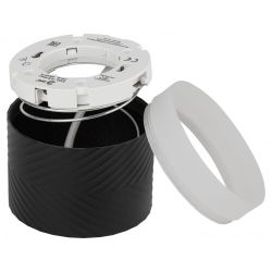 Светильник настенно-потолочный спот ЭРА OL38 BK под GX53 IP20 черный