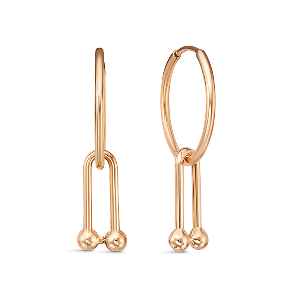 Серьги из золота 585 пробы