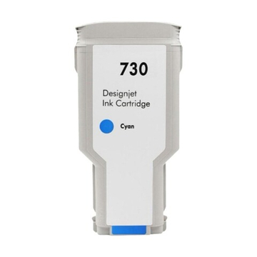 Картридж AQ, аналог HP P2V68A (730) для DesignJet T1600/T1700/T2600, голубой (300мл)