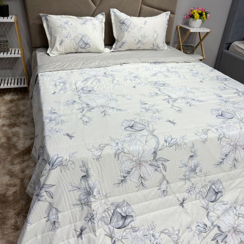 КПБ Кит С Одеялом МУН ШЕЛК 2сп АКЦИЯ !!! (от 10шт цена 5900тн)