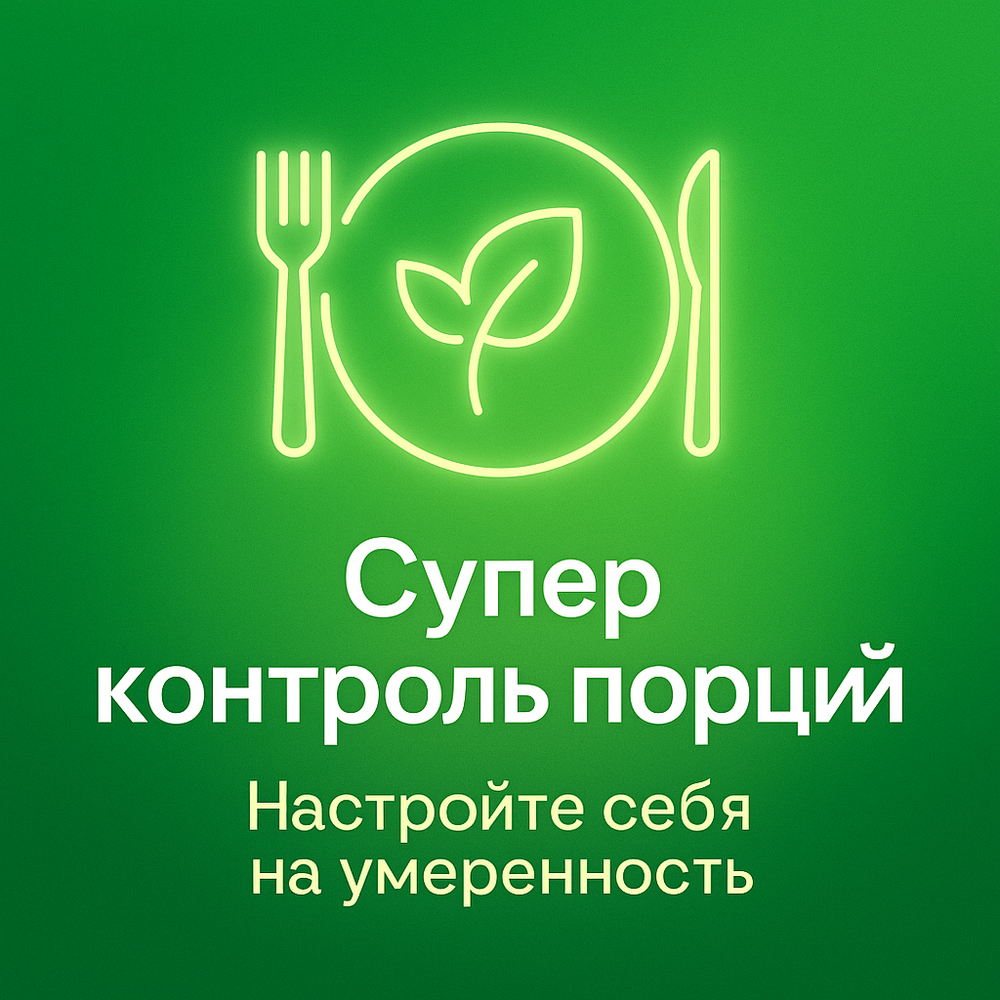 Супер контроль порций