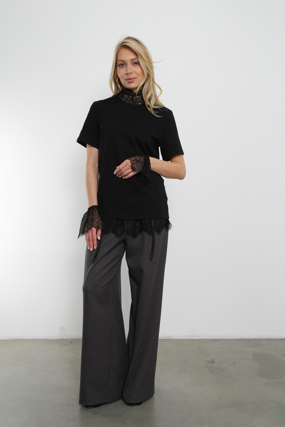 Юбка-баска 3 в 1 (черная)