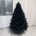 Искусственная елка «Королева леса в черном» (литая хвоя) от 1,2 м до 3 м