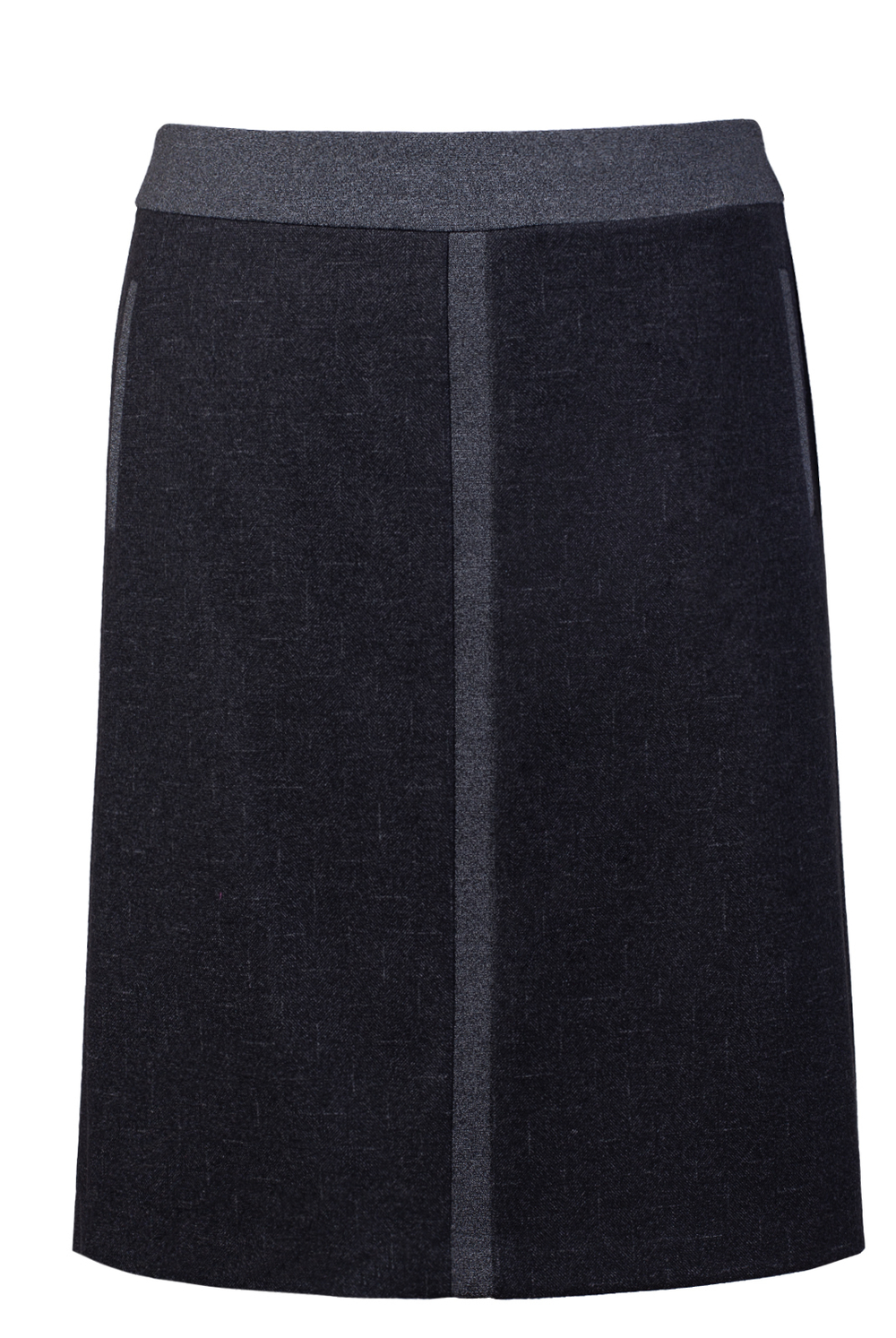 Юбка женская 1534А, графит #369Грб011534А