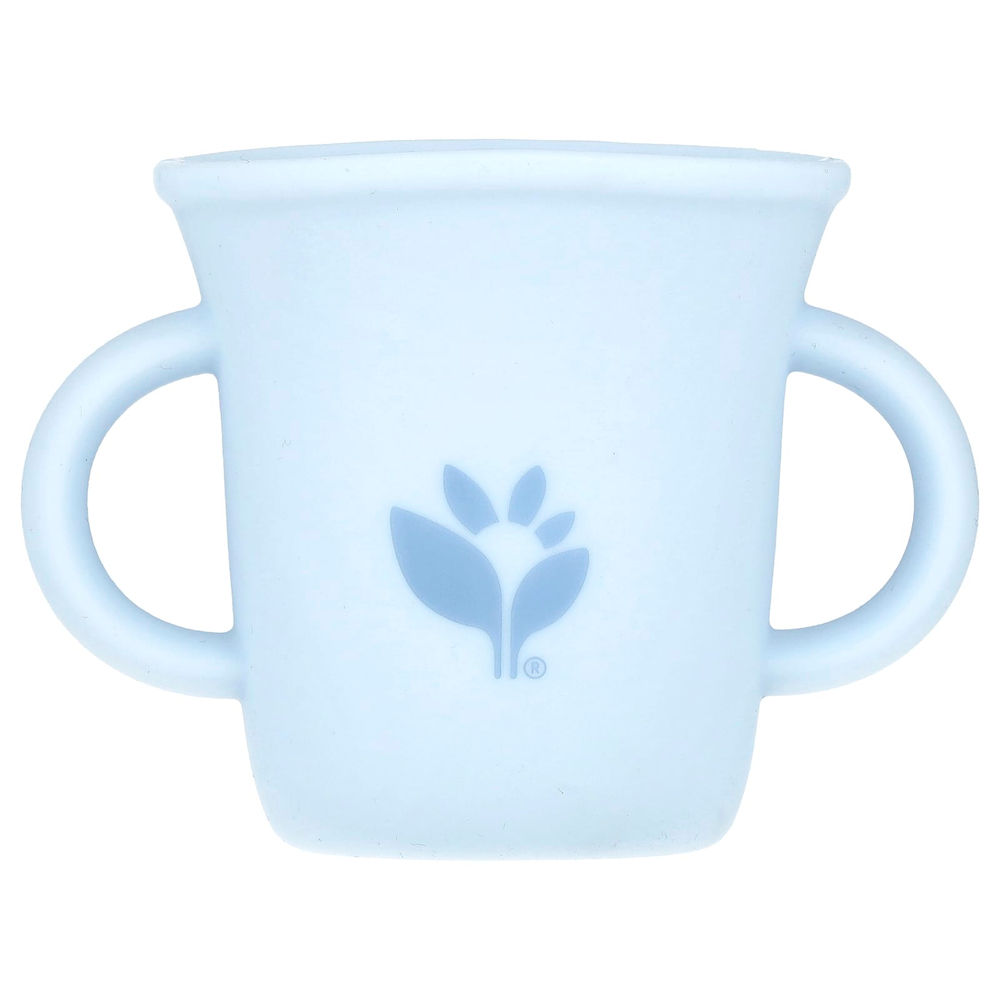 Green Sprouts, Силиконовая чашка для обучения, для детей от 12 месяцев, светло-голубой, 207 мл (7 унций)