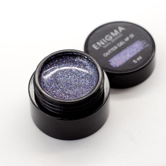 Глиттер гель Enigma №01