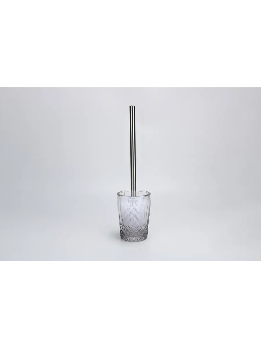 Ёршик для унитаза Gray Crystal стекло цвет серый