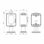 Печь-камин Stoker Soffit 9-S