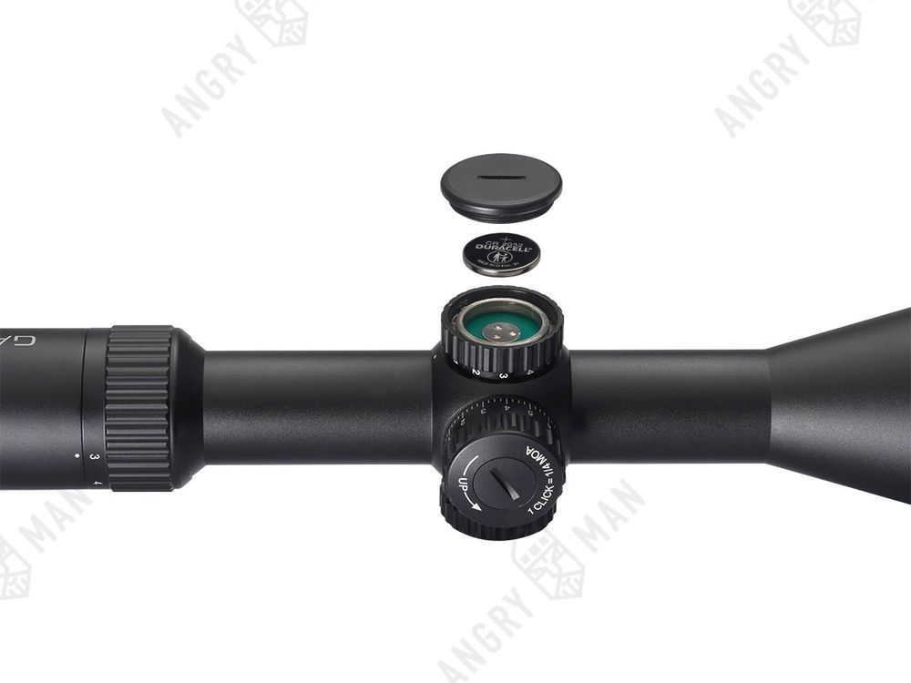 Прицел Nephrite 3-12x56, сетка 61 (Half MD), подсветка красная, 30мм, 1/4 МОА, 785г, Gaut