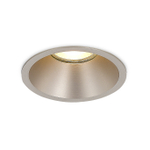 Светильник встраиваемый MUNICH под лампу GU10,  цвет шлифованный алюминий,  D82xH57, 2мм,  IP20