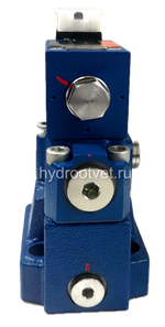 DBW10A2-5X/315YCG24N9K4 - Предохранительный клапан Ду10 с давлением настройки до 315 бар, управление - Y - внешний дренаж с разгрузкой A = закрыт с электроуправлением G24