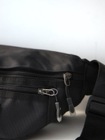 Поясная сумка с шевроном-липучкой квадратная