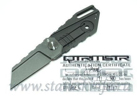 Нож Quartermaster ALF-6 Yoda Stonewash