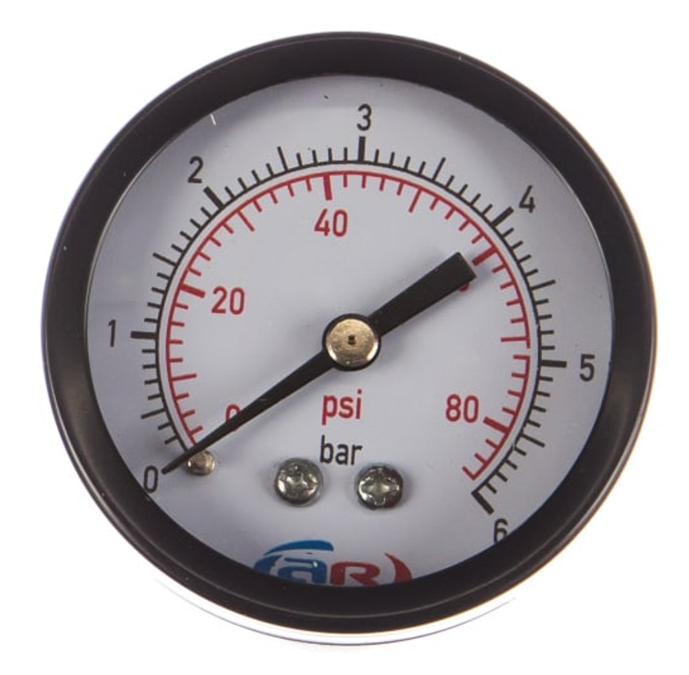 Манометр радиальный 6 атм 1/4 D 50 (Китай)