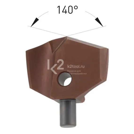 Сменная твердосплавная пластина по стали Karnasch, покрытие STEEL-TEC, Ø10 мм, арт. 22.6010.0100