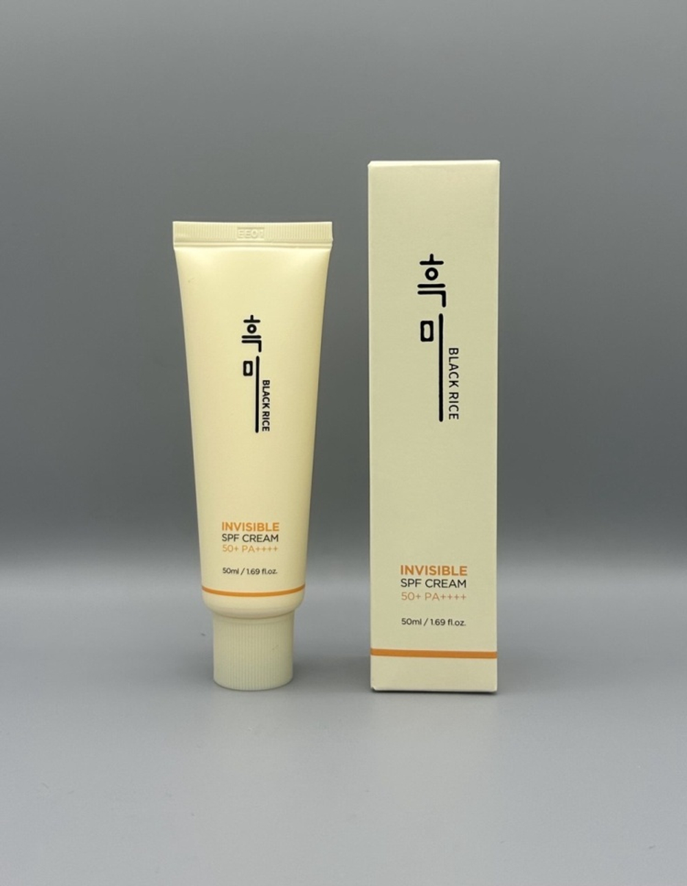 Black Rice Invisible SPF cream 50+PA++++50ml Солнцезащитный крем