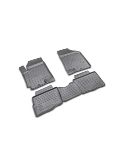 Коврики в салон для KIA Soul (I) 2008-2014, 4 шт. (полиуретан) NLC.25.25.210