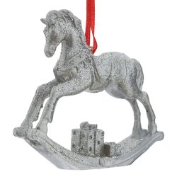 GAEM Фигурка декоративная подвесная "Лошадка-качалка", L10 W2,5 H8,5 см, 2в.