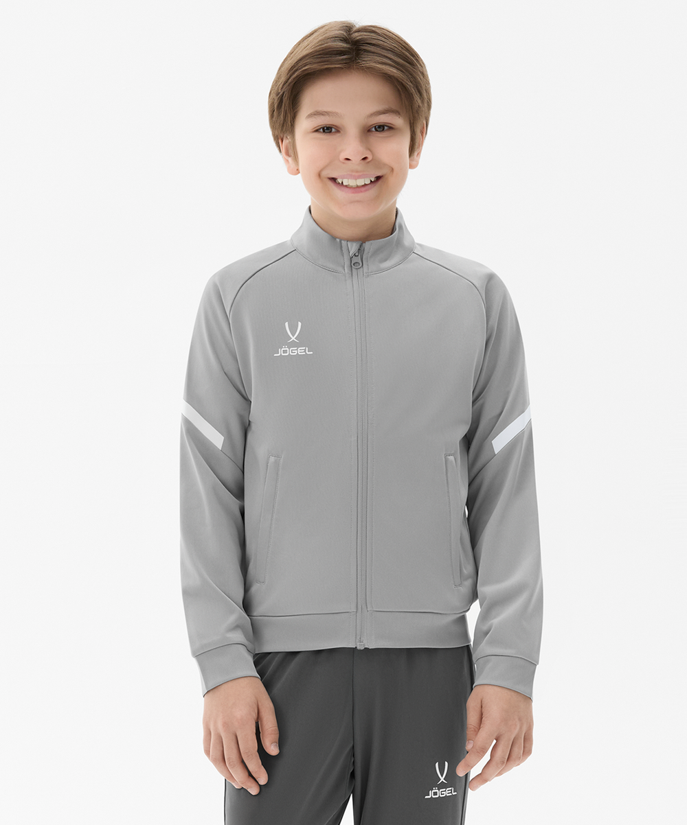 Олимпийка JÖGEL CAMP 2 Track Jacket, серый, детский