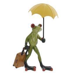 GAEM Фигурка декоративная "Лягушка", L15 W11 H22 см