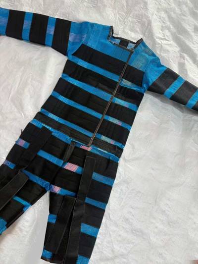 Липучий костюм синий, размер М, для роста 1.3 м