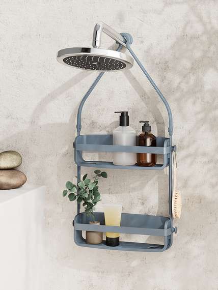 Органайзер для душа flex, синий