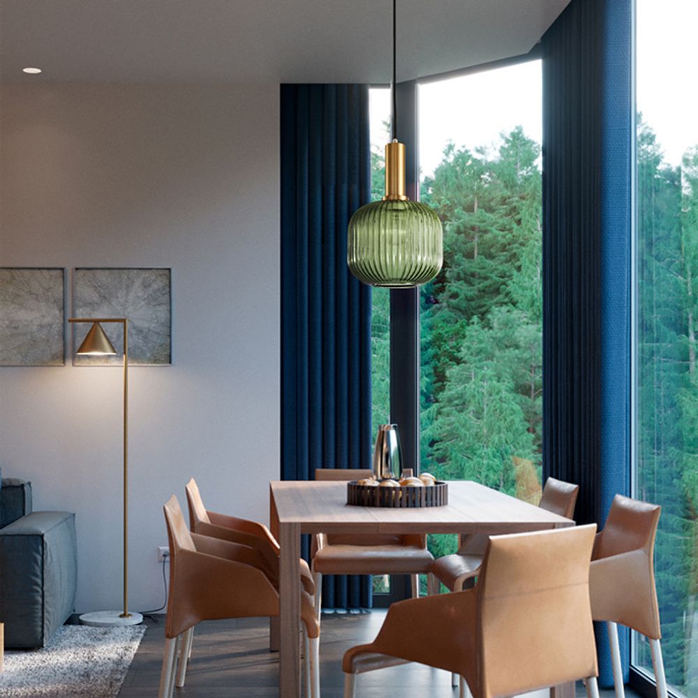 Подвесной светильник Ferm Living chinese lantern A Brass / Green