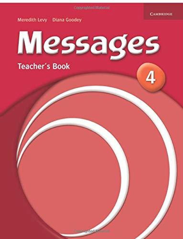 Messages 4 книга для учителя (Teacher&#39;s Book)