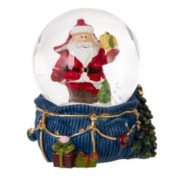 GAEM Фигурка декоративная "Дед Мороз" в стекл шаре, L5 W5,5 H6 см, 2в.