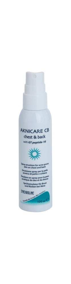 Synchroline Aknicare CB - спрей-эмульсия, уменьшающая симптомы акне на груди и спине /   100  ml  / GTIN 8023628901025