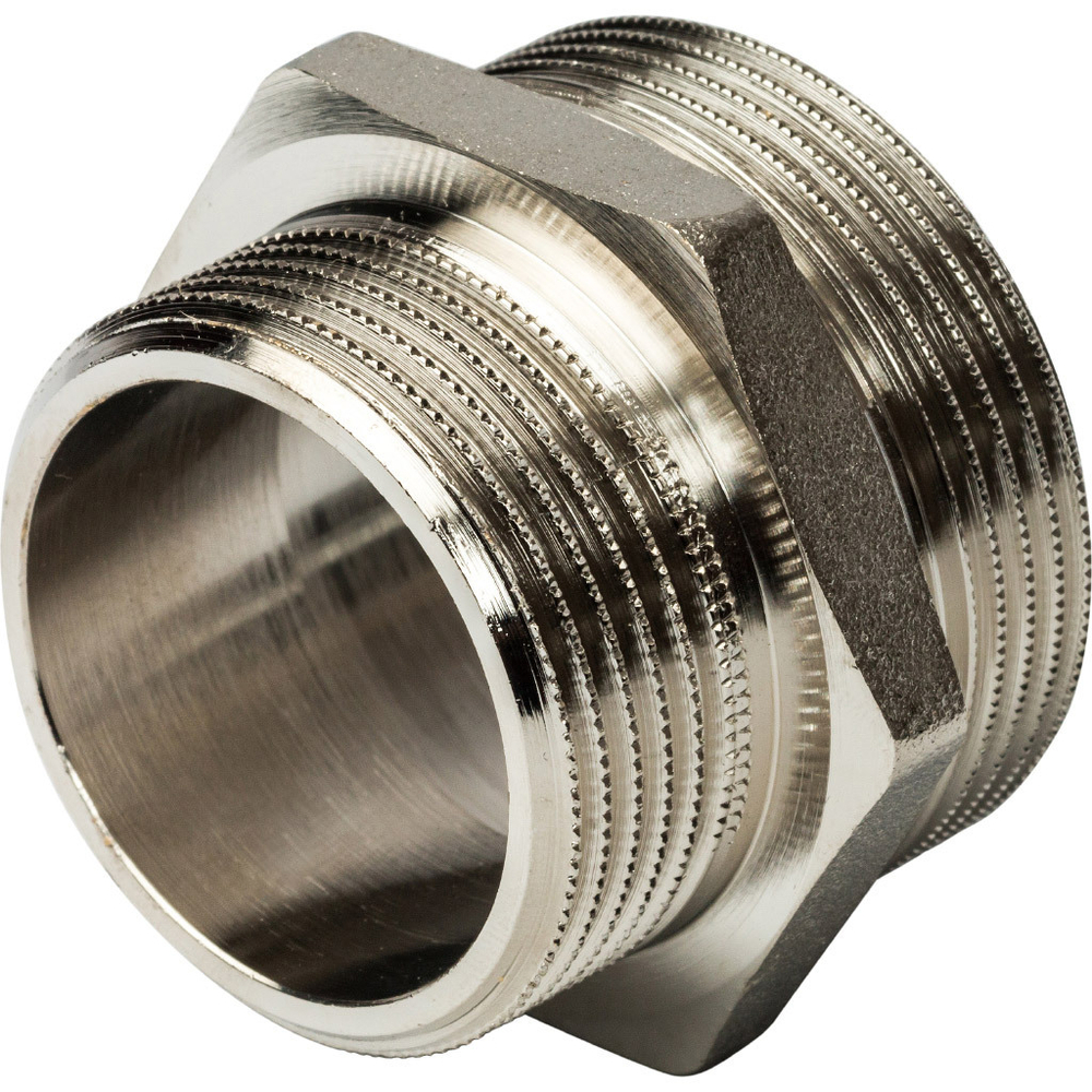 Ниппель переходной STOUT НН 1 1/2"X1 1/4" никель