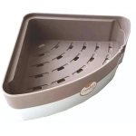 Полка многофункциональная угловая беж/бел