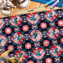 Ткань премиум габардин фантастический портал