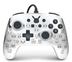 Геймпад проводной PowerA Wired Controller для Nintendo Switch (Pikachu Black & Silver)