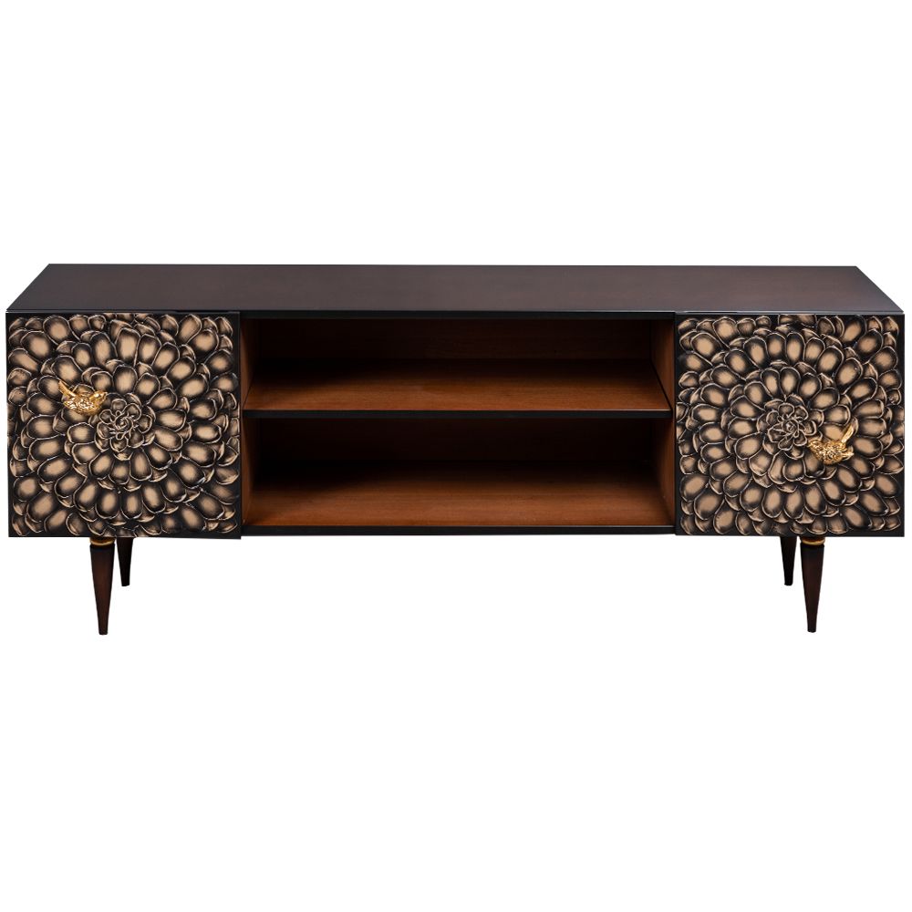 Тумба под ТВ Терра 155см Классик Каштан