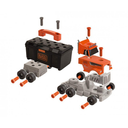 Smoby - Грузовик с чемоданом, инструментами и краном Black & Decker 360175