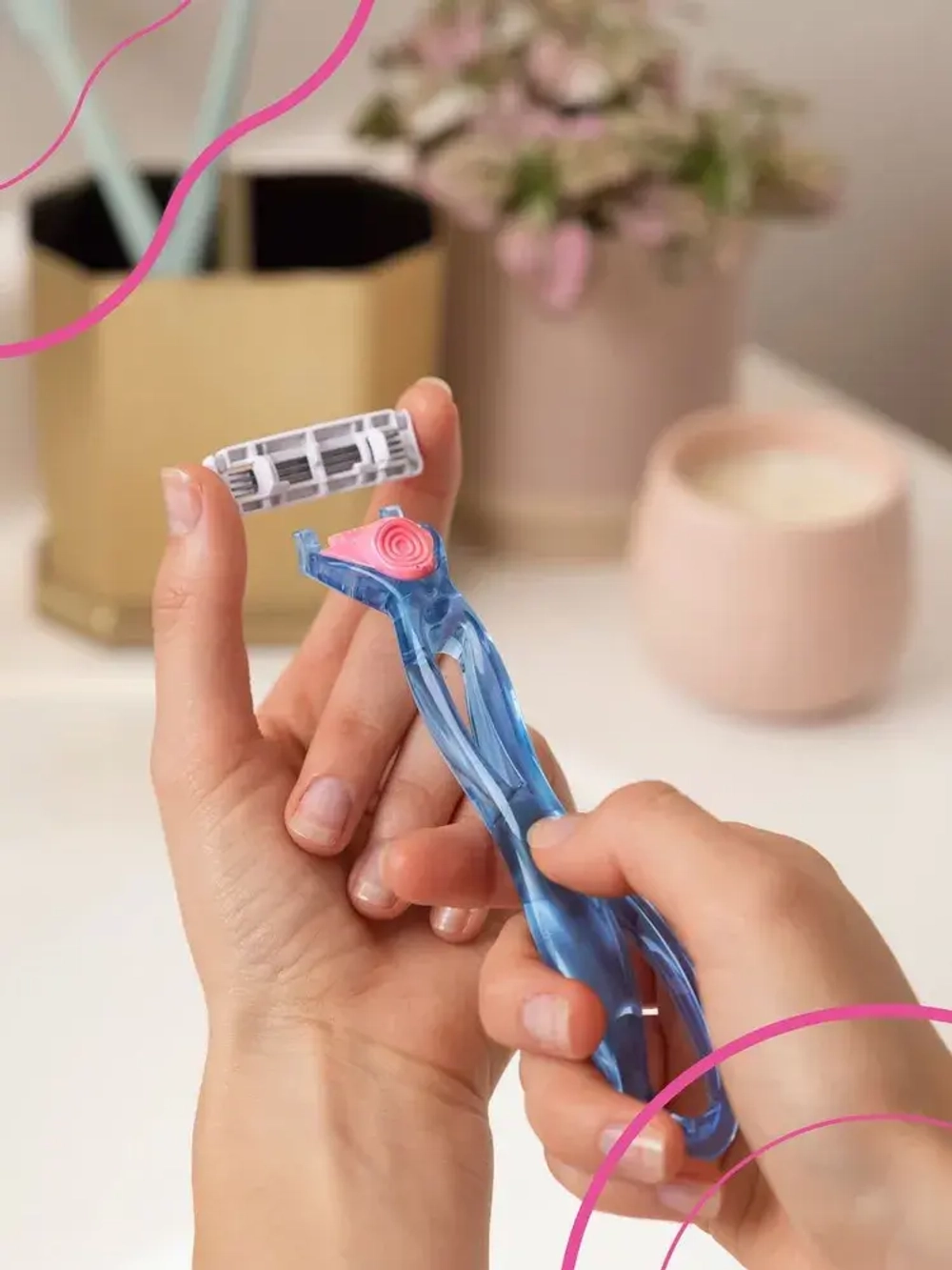 BiC Женские Кассеты для бритья "CLiCK 3 SENSITIVE" 4шт