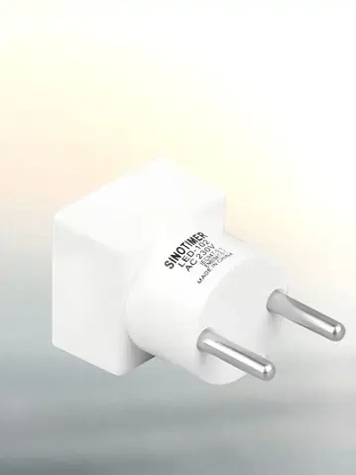 Цифровой вольтметр переменного тока бытовой сети в розетку 220В, жёлтый дисплей