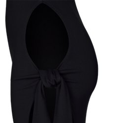 Платье макси с разрезом из джерси