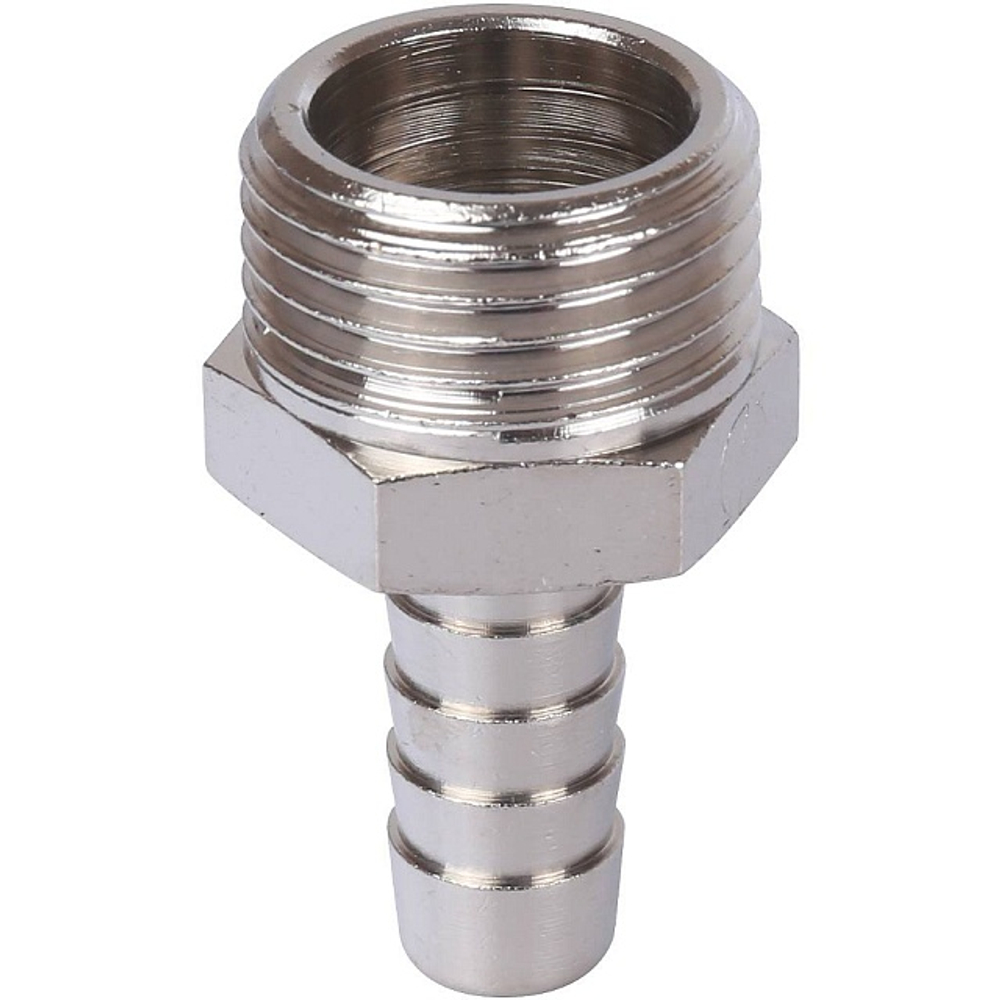 Штуцер с наружной резьбой STOUT SFT 0067 - 1/2" x 10 мм (латунь никелированная)