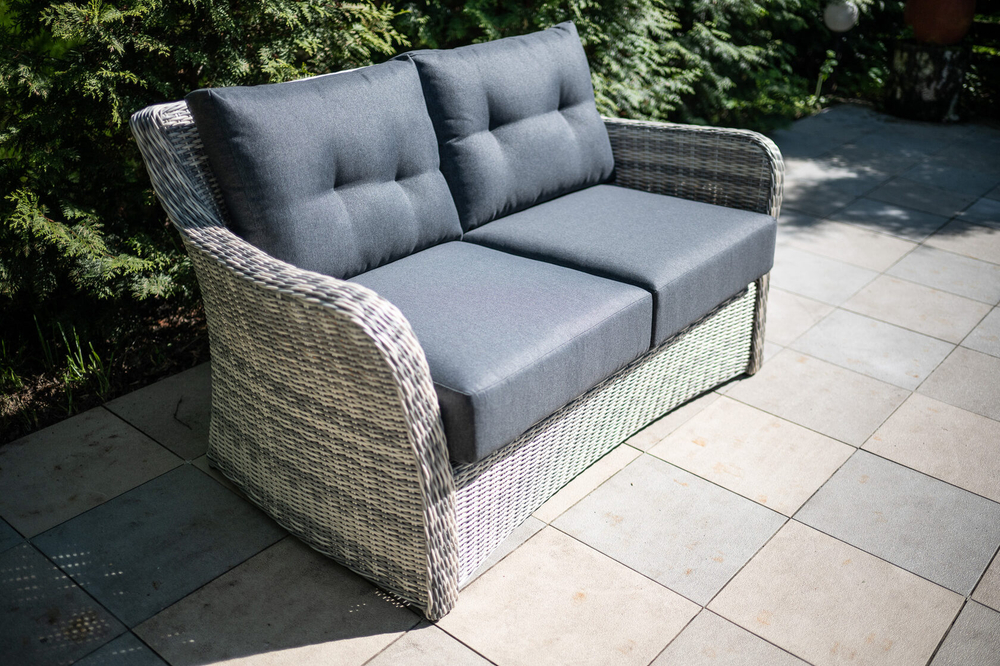 Диван 2‑местный Besta Fiesta ВЕНЕЦИЯ, серый