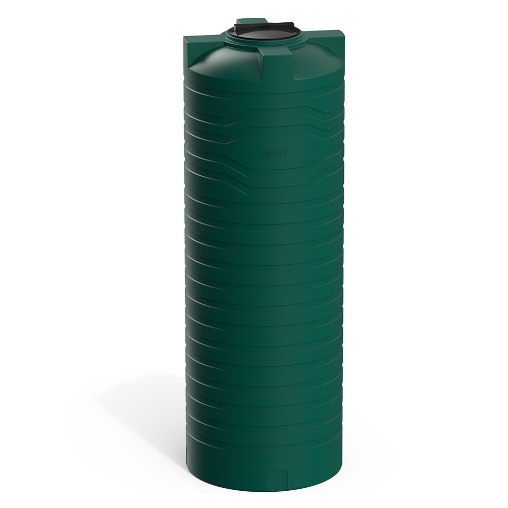 Ёмкость узкая Полимер-Групп N-1000 синий 1000 л. вертикальный (784x784x2275см;30кг;синий) - арт.552008