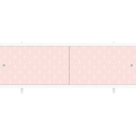 Экран для ванны УНИВЕРСАЛ-Кварт 1,5 розовый иней  Новый