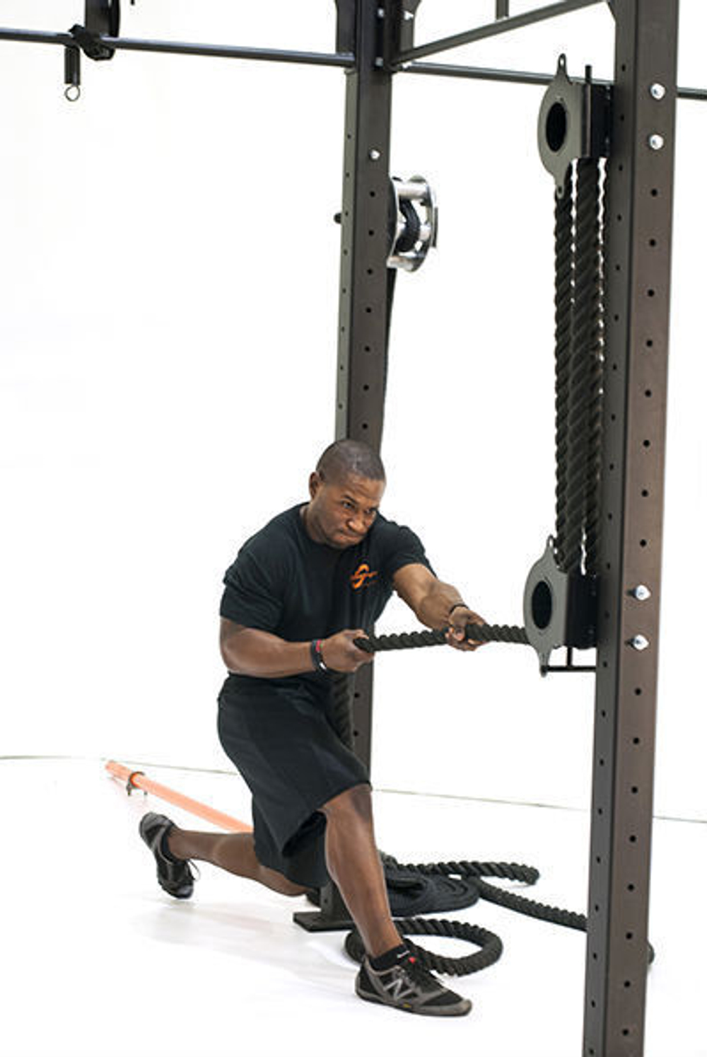 Канатный тренажер "Двойная бочка"