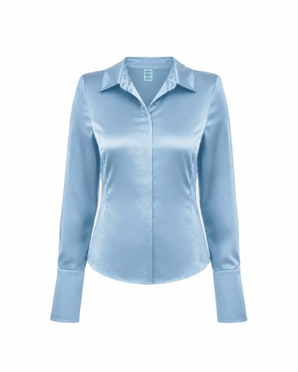 blue shirt x Dilara