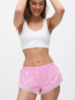 Шорты домашние с кружевом