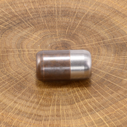 Магнитная застежка для кожаного шнура БОБ (двухцветная), нержавеющая сталь