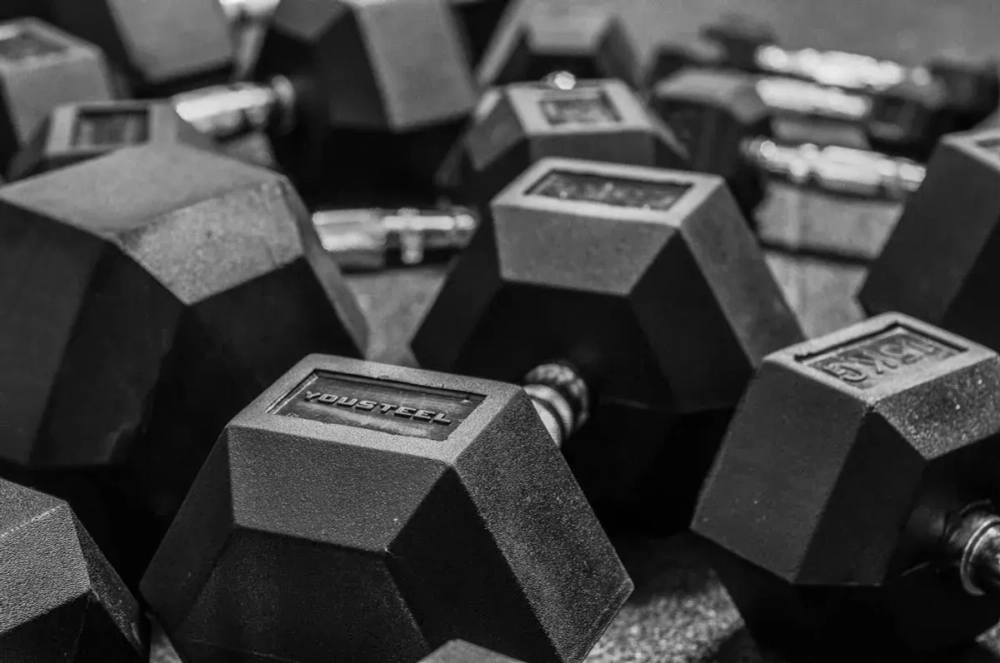 Гантель 50 кг гексагональная