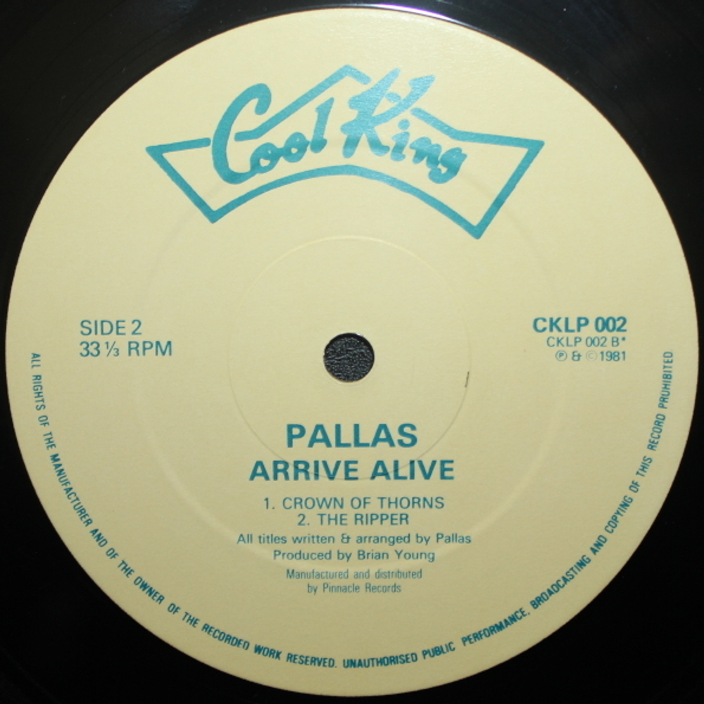 Pallas / Arrive Alive (LP)
